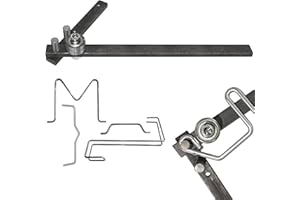 Singring Manual Rod Bender Mini Tubing Bender Hand Rebar Bender Desktop Workbench Bending Tool for Bending of 1/4" Pipe