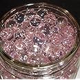 Pink Lemonade, water beads, water absorbing & expanding vase filler decorations Store & release to reduce watering for lucky bamboo plants & flowers