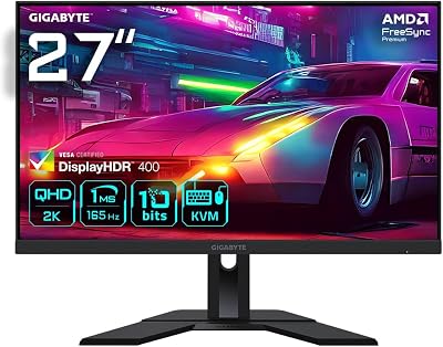 Gigabyte M27Q EK 27" QHD 170Hz 0.5ms Gaming Monitor FreeSync HDR400 IPS KVM