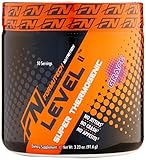 Formutech Nutrition Level II Super Thermogenic, Clean Energy Pre Workout Fat Burner with Appetite Suppression, Grape, 50 Servings