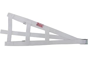 SPEEDWAY MOTORS Safety Racing White Sprint Car Open Wheel Cage Net-No Plastic