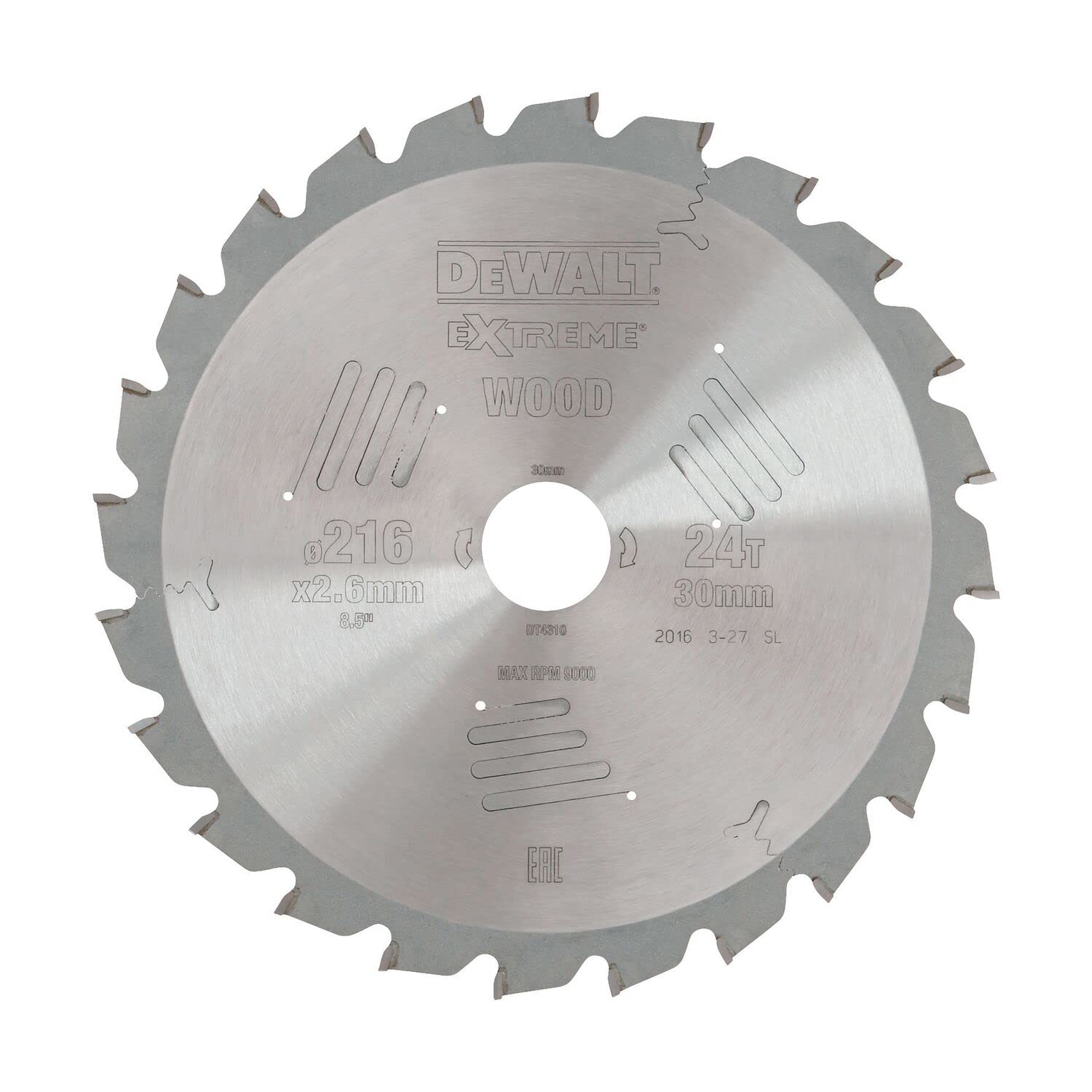 DeWalt DT4310QZ 216 x 30 x 24 Circular Saw Blade Series 60