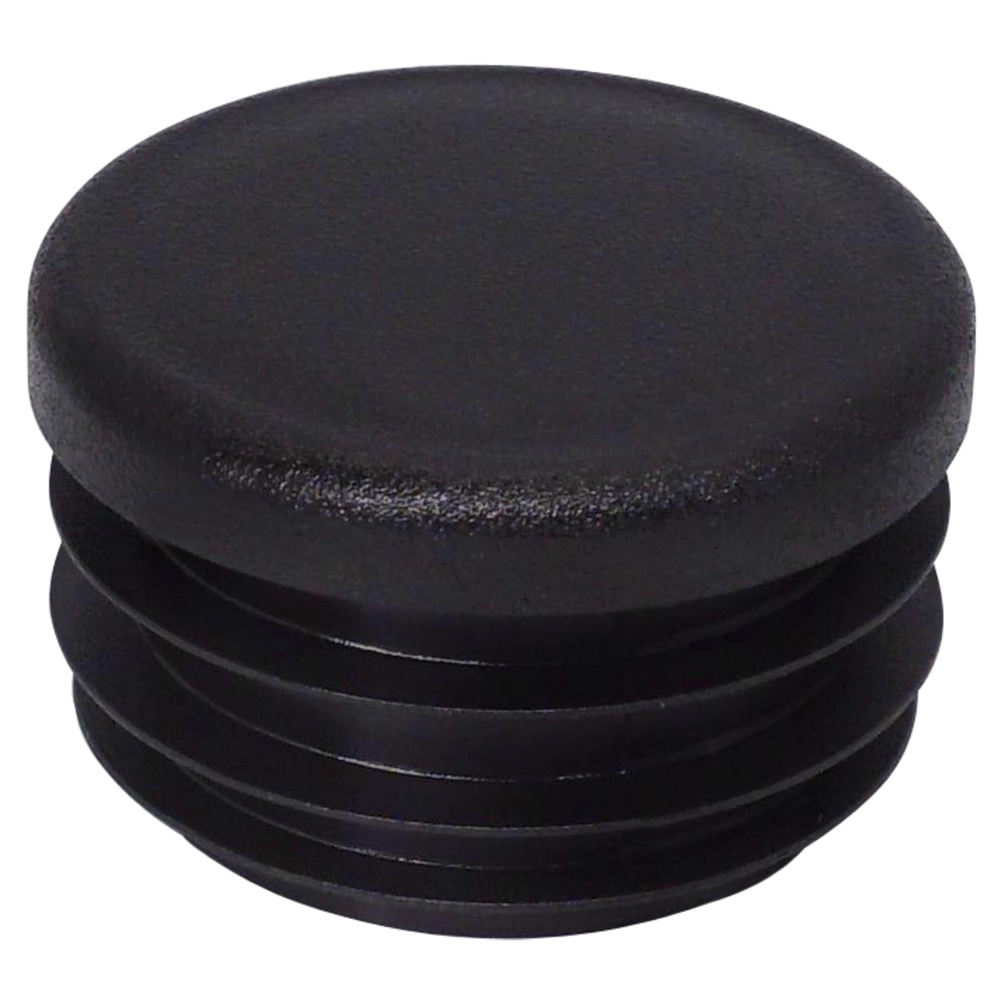 SKIR'CO (40 pcs) Round Tube Inserts 32 mm, Fence Post Plugs, Black Plastic Tube End Caps, Pipe Plugs, Black RAL 9005