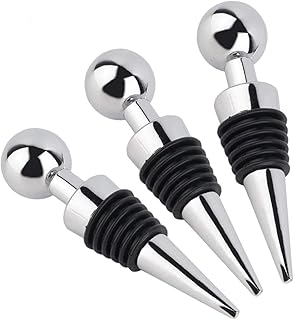 Flaschenverschlüsses Weinflaschenverschluss - 3PCS Wein Stopfen Wein Weinverschluss Kunststoff in Lebensmittelqualität Flaschenverschlüsse für die Weinsammlung Rotwein Champagner Bier Saver Sealer