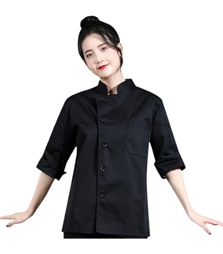 Women's Chef Coat Short Sleeve Chef Shirt (Copy) Tailor's Uniform