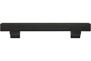 Pearl Mantels 412-48-20 The Shenandoah 48-Inch Shelf/Mantel Shelf Espresso Rustic Distressed Finish