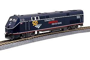 Kato USA Model Train Products N GE P42 Amtrak Midnight Blue #100 w/ 50th Anniversary Logo (176-6035)