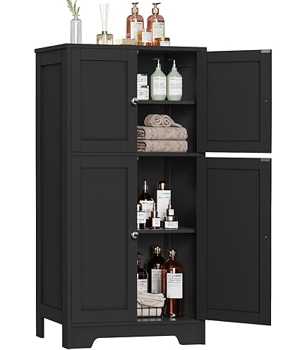 Amazon.com: ChooChoo Bathroom Floor Cabinet, Modern Bathroom