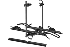 YOUNG ELECTRIC 200LBS EZ-FOLD Aluminum 2-Ebike Carrier with Ramp for Bikes and Electric Bike, Car SUV Truck Van RV and Trailer