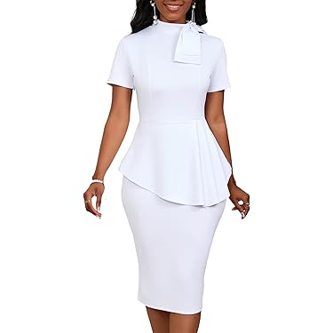 chinese dress ladies Amazon Best Sellers: Best Women's Wear to Work Dresses