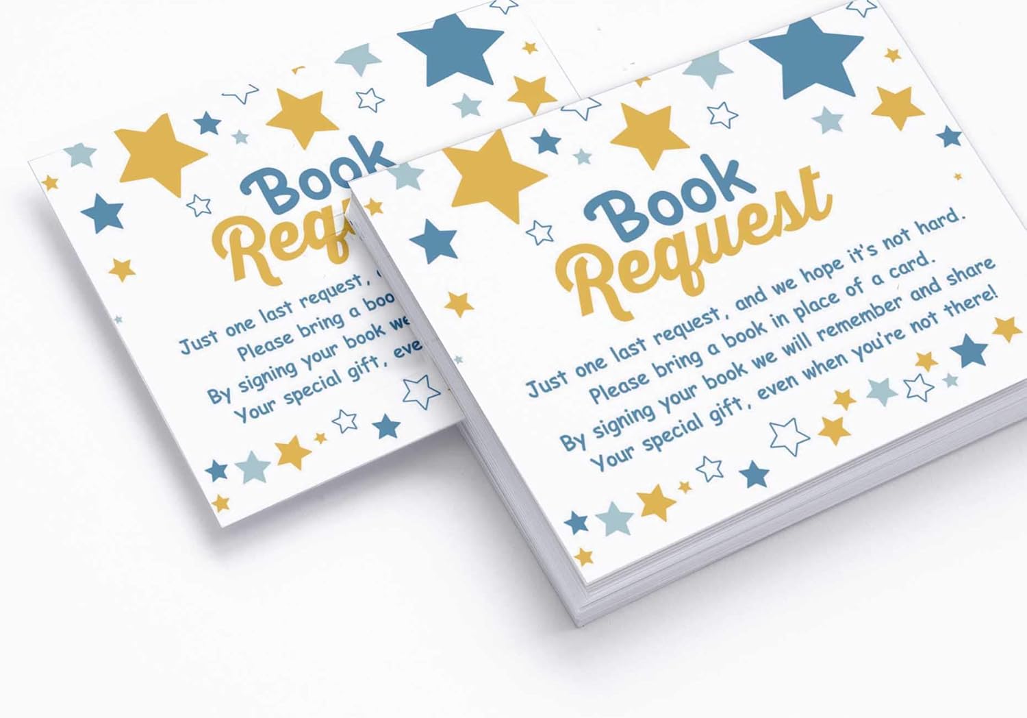 Inkdotpot 30 Gender Neutral Twinkle Twinkle Little Star Baby Shower Book Request Cards Bring A Book Instead Of A Card Baby Shower Invitations Inserts Games - Image 3