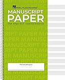 Standard Wirebound Manuscript Paper Green Cover