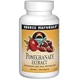 Source Naturals Pomegranate Extract, Antioxidant and DNA Health*, 500 mg | Vegetarian Friendly Pomegranate Fruit Extract Yielding 400 mg Ellagic Acid & Dietary Fiber - 240 Tablets