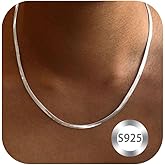 925 Sterling Silver Chain Necklace for Women 16-24 Inch Silver Jewelry Gift