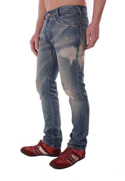 Diesel Iakop 0816K Herren Jeans Hose Slim Skinny