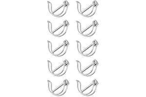 10pcs Stainless Steel Folding Latch Pins Suitable For Equipment Clutches Trailer Lock Legs Lifting Secure Connection Set Indu