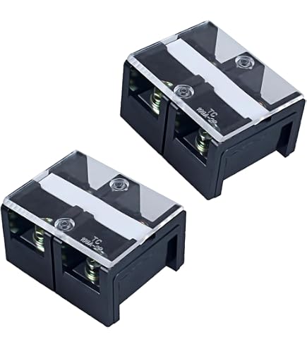 Legrand Klemmenblock 100A 4-reihig – Schraubanschluss, DIN-Schiene, Für 5x D5,3 Mm & 2x D7,5 Mm