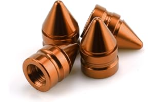 SINGARO Car Tire Valve Caps, 4 Pieces of Universal Aluminum Alloy Tire Trim Accessories Dust Tire Covers for Cars, Trucks, SU