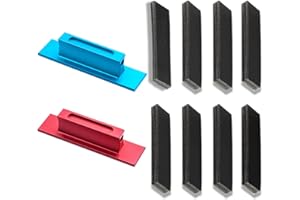 DULIWO 152 PCS Model Sandpaper Set Upgraded Sanding Stick Tool Self-Adhesive Replaceable 100-2000 Grit Sandpaper Suitable for Gunpla Models Plastic Models Resin Kits Miniature Detailing Wet and Dry Use