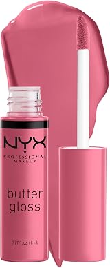 NYX Butter Gloss Make Up Lip Gloss 15 Angel Food Cake Cruelty Free 0.27 oz
