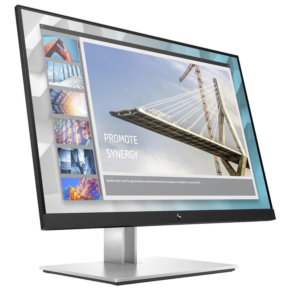 HP E24i G4 24inch IPS WUXGA E-Series E24i G4, 61 cm, W125917111 (E-Series E24i G4, 61 cm (24), 1920 x 1200 Pixels, WUXGA, 5 ms, Black, Silver)