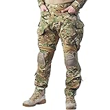 IDOGEAR G3 Combat Pants Multicam Men Pants with Knee Pads Airsoft Hunting Military Paintball Tactical Camo Trousers