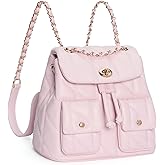 CLUCI Crossbody Bag for Women PU Leather Shoulder Bag, Convertible Small Tabby Backpack Purse for Travel