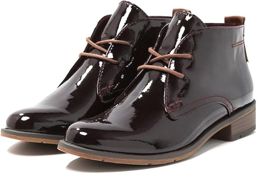 marco tozzi burgundy ankle boots