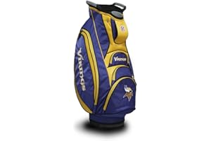 Team Golf NFL Victory Golf Cart Bag, 10-Way Top with Integrated Dual Handle & External Putter Well, Cooler Pocket, Padded Str