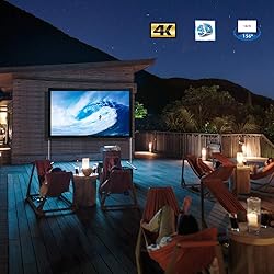 SCREENPRO 120inch Projector Screen with Stand, Fast