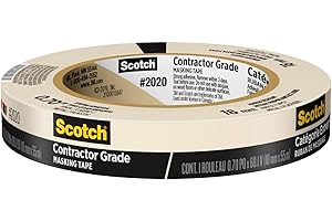 Scotch Painter's Tape Masking Tape Contractor Grade, 18 mm - 2020