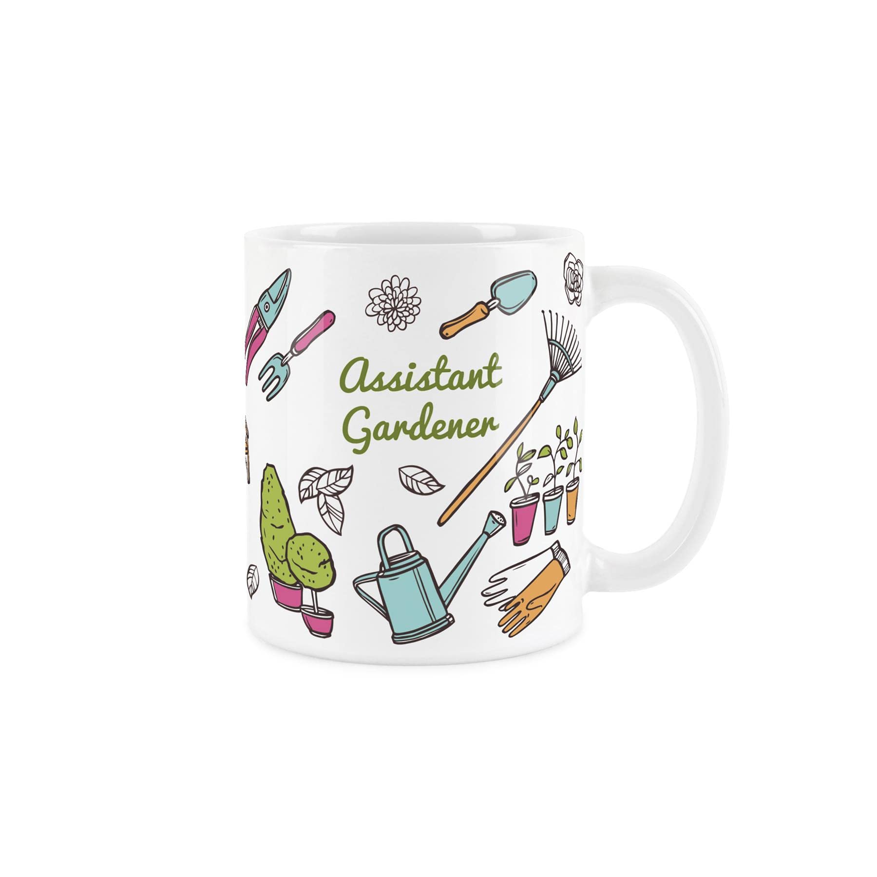 Purely Home Assistant Gardener Mug - Gardening White Coffee/Tea Gift 11oz