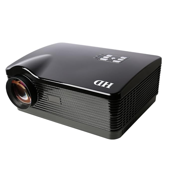 Flylinktech H1 LED Proyector HD 1080P DVB-T con Proyector de TV ...