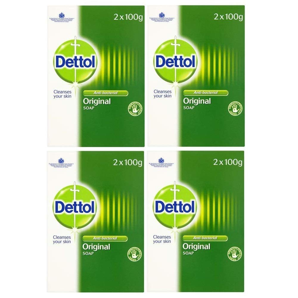 Dettol - Bar Soap Twin Pack (4 x Twin Packs)