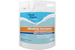 Pool Mate 10-Pounds Premium Alkalinity Increaser for Swimming Pools, 100% Sodium Bicarbonate