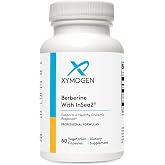 XYMOGEN Berberine with InSea2, 60 Capsules | Cellular Metabolic and Immune Support, Blend of Polyphenols, Plant-Based, Gluten-Free, and Non-GMO