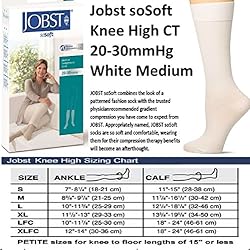 JOBST 120312 soSoft Compression Sock, Brocade, Knee