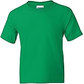 Gildan - Youth DryBlend 50 Cotton/50 DryBlendPoly T-Shirt. 8000B Kelly Green