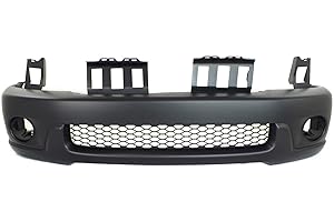 Evan Fischer Front Bumper Cover Compatible with 2001-2004 Toyota Sequoia Primed with Wheel Opening Flares