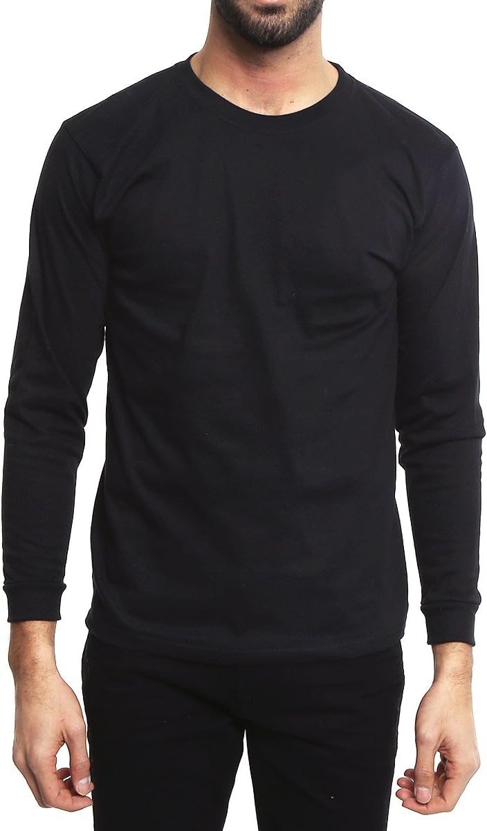 playeras negras manga larga