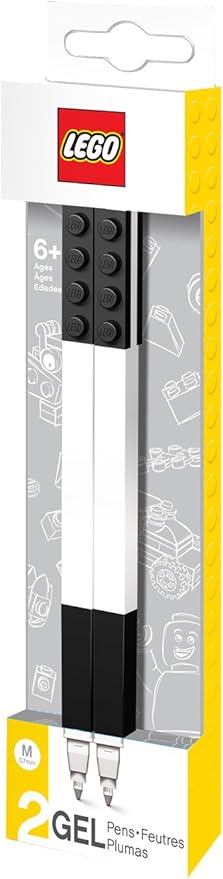 Amazon Lego ステーショナリー ボールペン2パック ブラック ブロック おもちゃ