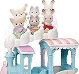 Sylvanian Families Floating Cloud Rainbow Train dollhouse playset 5702 view 3