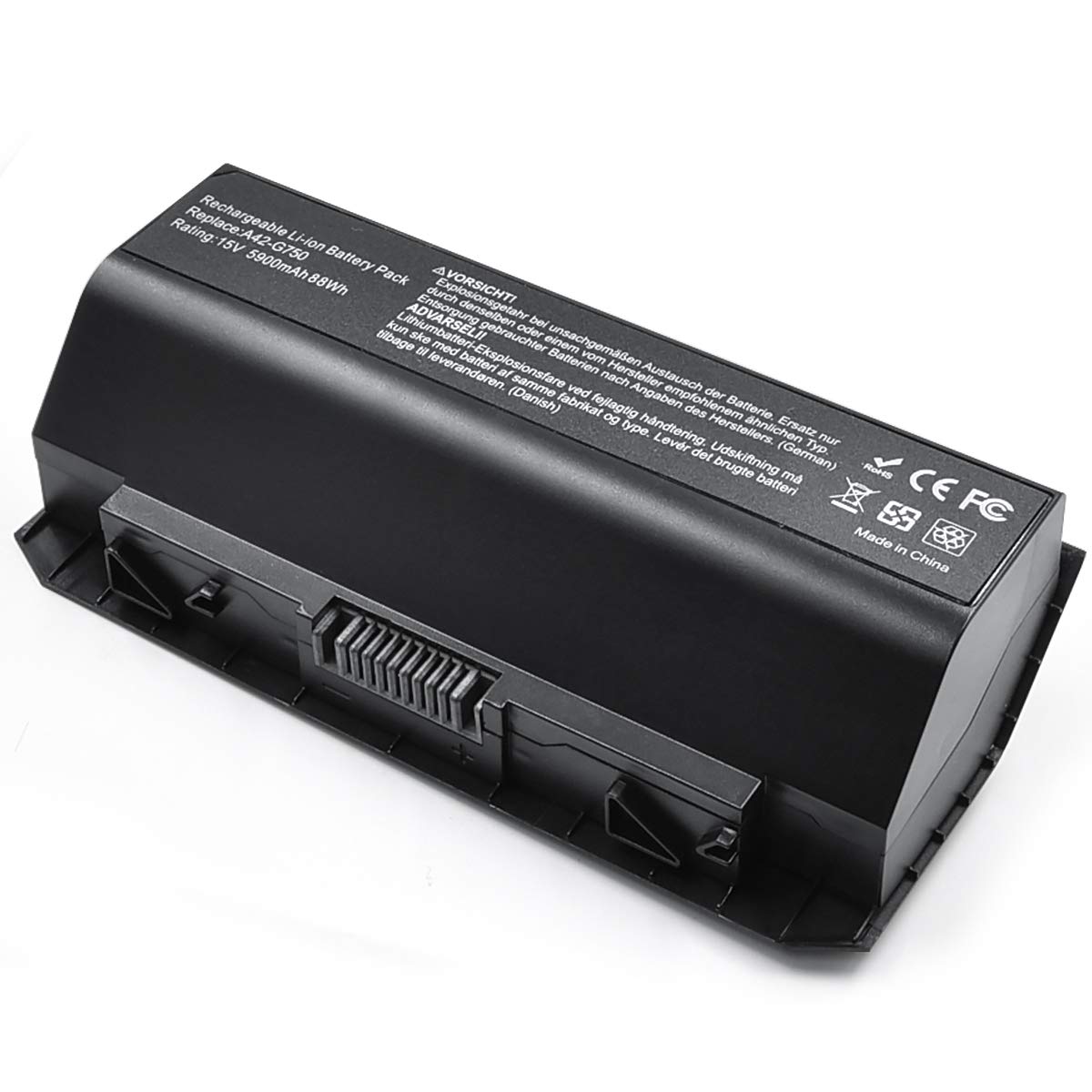 8 Cell /88Wh New G750 Laptop Battery for Asus (ROG) G750 G750J G750JH G750JM G750JS G750JW G750JX G750JZ G750Y47JX-BL G750JZ-T4044H A42-G750 Series Laptop Netbook