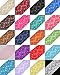 5 Yards Floral Lace Ribbon Stretch Tulle Lace Trim Elastic Webbing Fabric for DIY Jewelry Making Craft Clothes Accessories Gift Wrapping Wedding Party Decoration (Burgundy)