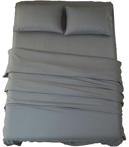 thumbnail image 2 of EMBLEM HOME 1800 Series 4pc Deep Pocket Microfiber Bed Sheet Set (Twin- King) 2 of 6