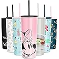 Simple Modern Disney Character Insulated Tumbler Cup with Flip Lid and Straw Lid | Reusable Stainless Steel Water Bottle Iced