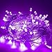 String Lights Fairy Lights 66 Feet 200 LED with Multi Flashing Modes Controller, Waterproof LED Lights Decorations for Bedroom, Wedding, Party, Garden, Patio, Indoor Outdoor Occastions (Purple)