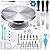 Kootek 177 Pcs Cake Decorating Kits Supplies - Aluminium Alloy Revolving Cake Turntable, Numbered Cake Decorating Tips and Frosting Tools for Baking Cupcake Cookie Muffin Kitchen Utensils