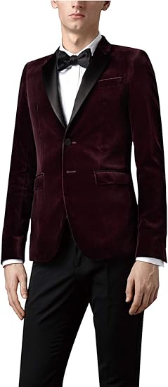 Amazon Co Jp Umiss メンズベルベット2ボタン2ピーススーツウェディングパーティージャケット パンツ 服 ファッション小物