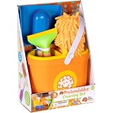 Fat Brain Toys Pretendables Cleaning Set - Pretend Playset with Storage, Ages 3+